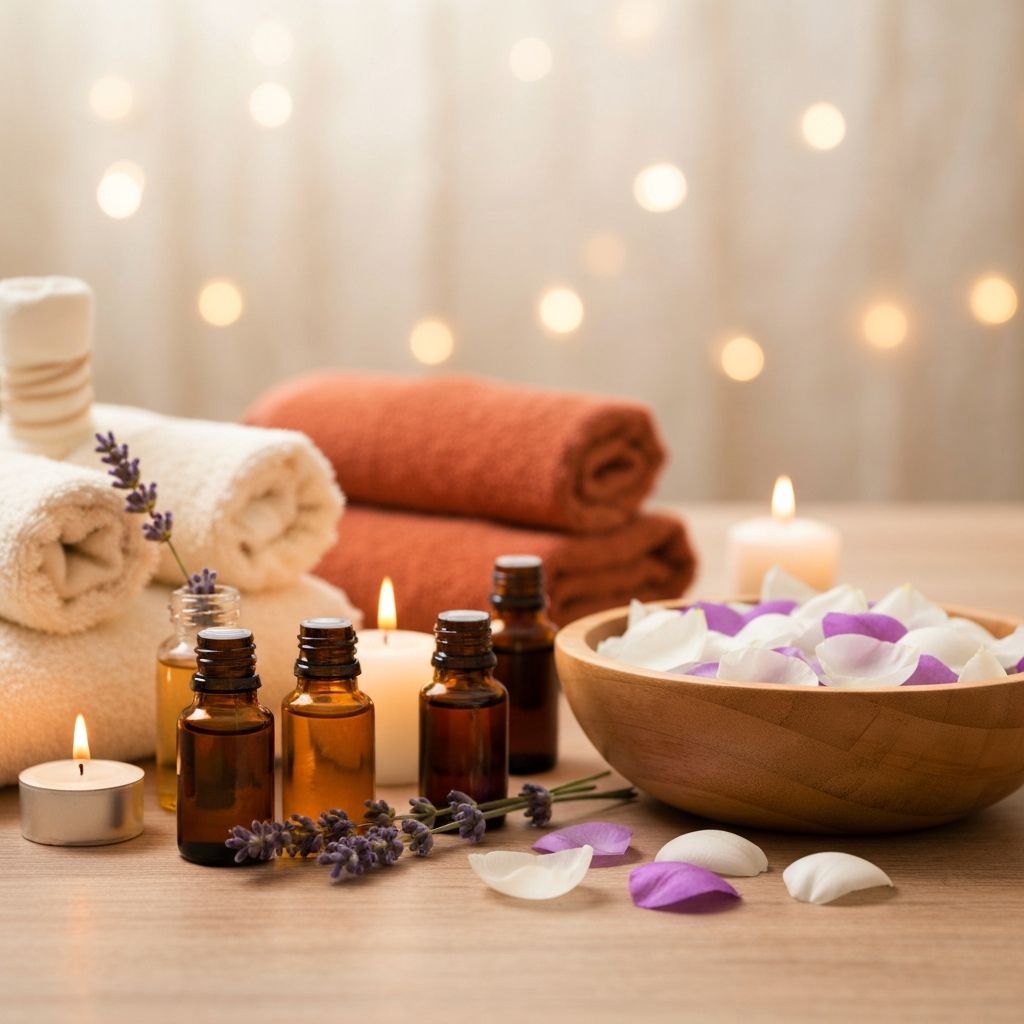 Aromaterapia con aceites esenciales