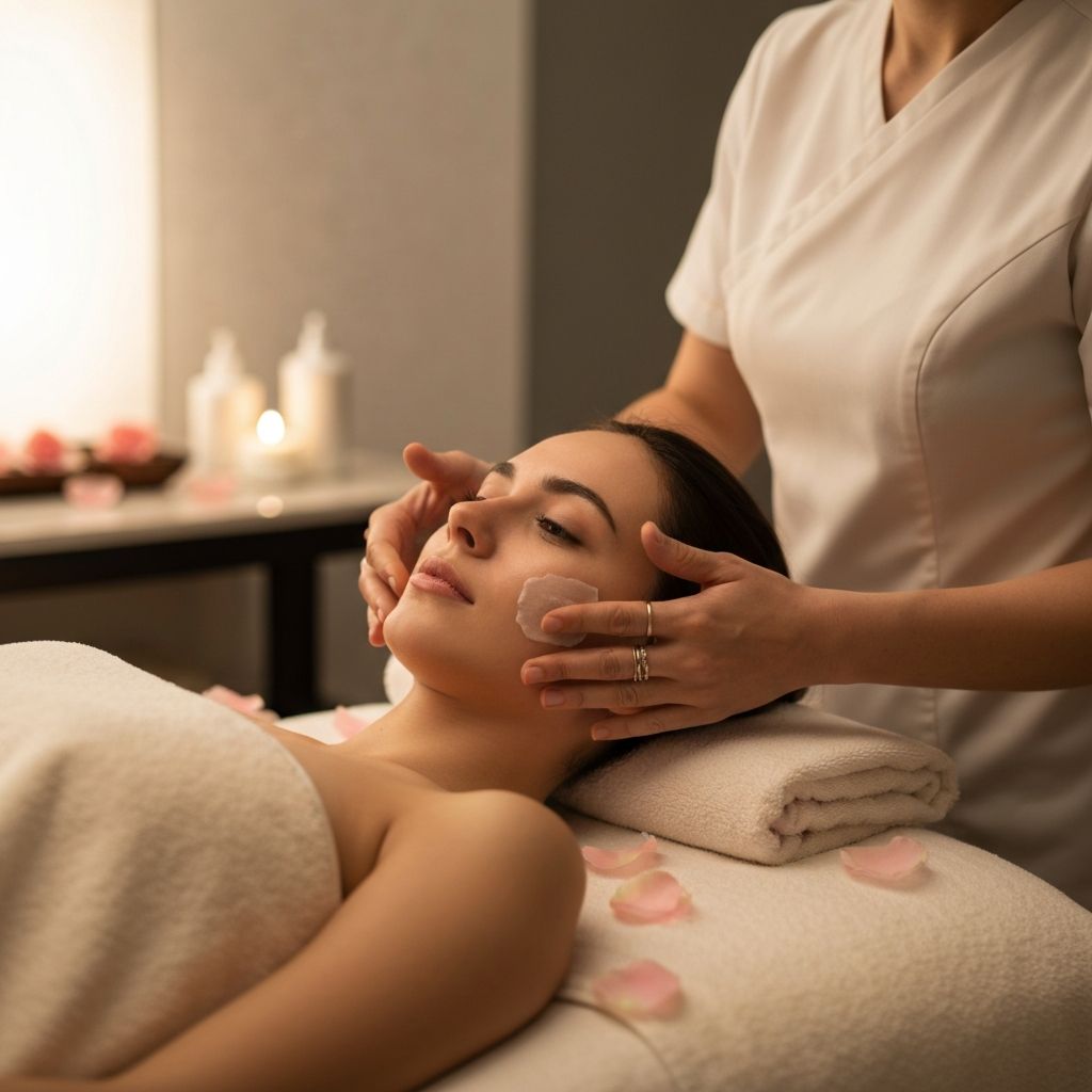 Masaje facial rejuvenecedor